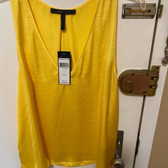 Bcbgmaxazria v neck blouse tank - Picture 1 of 6